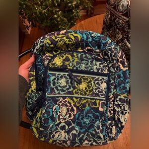 Vera Bradley Katalina Blue Campus Backpack